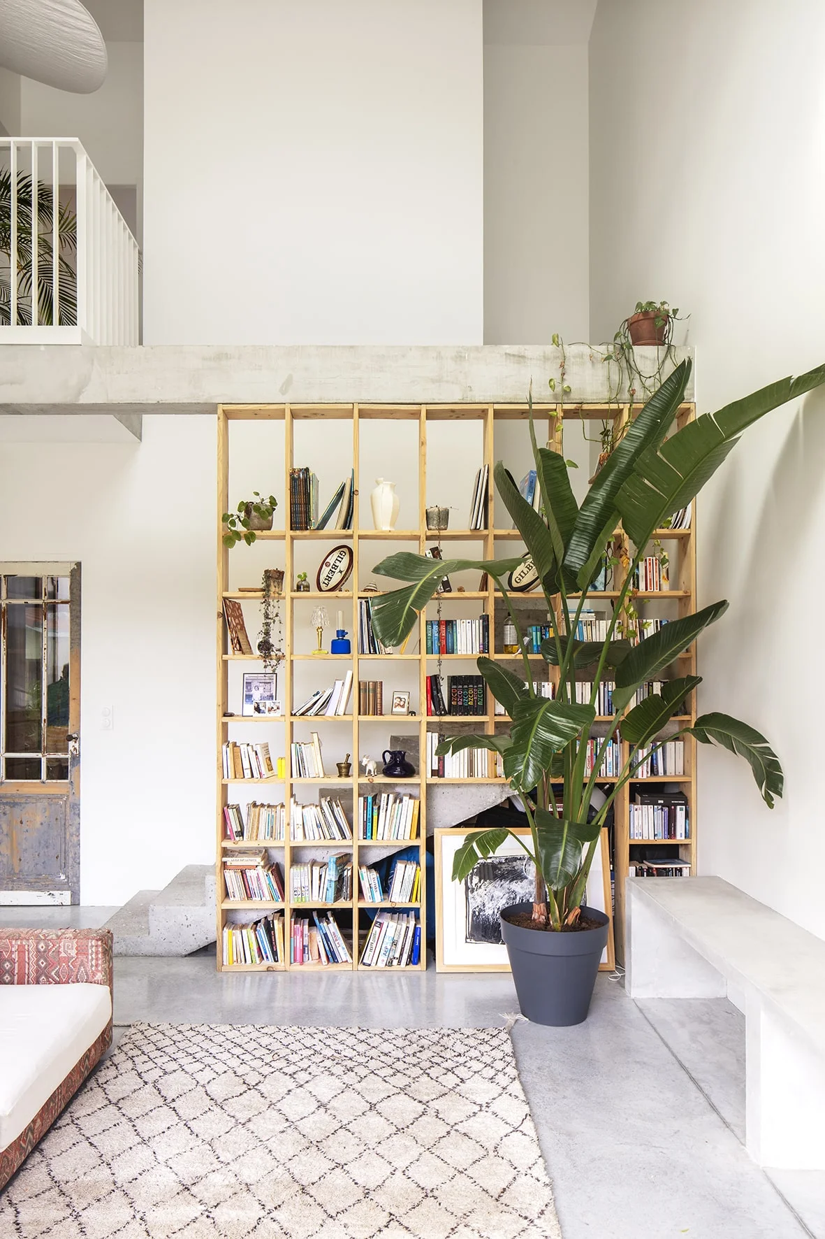 double hauteur du salon