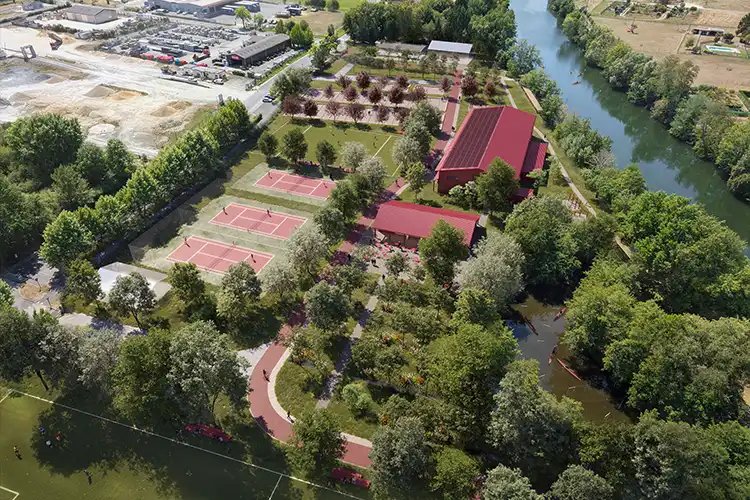 plaine des sports à Marsac sur l'Isle